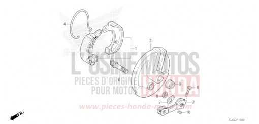 PANNEAU DE FREIN AVANT CRF50FP de 2023